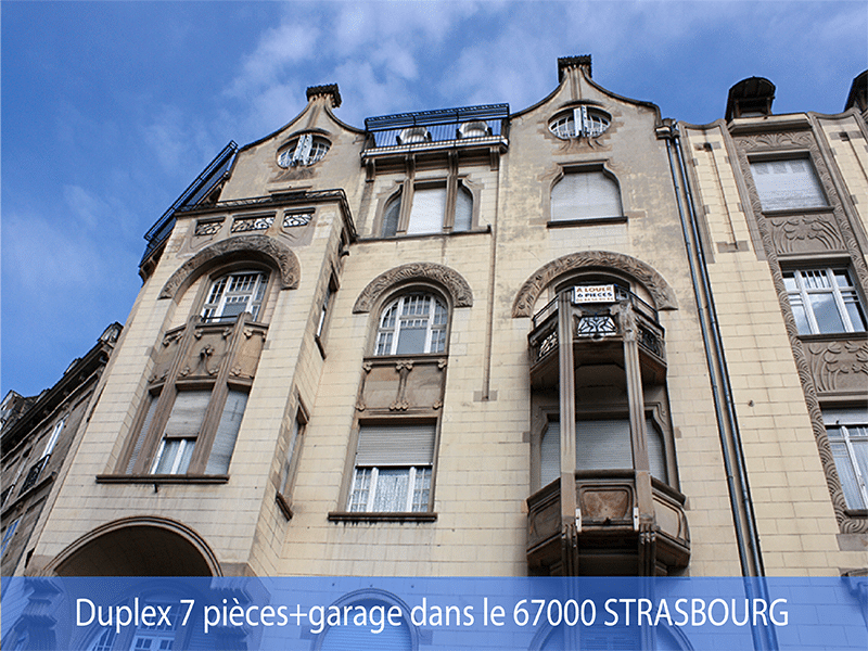 Duplex 7 pièces vendu dans le 67000 Strasbourg