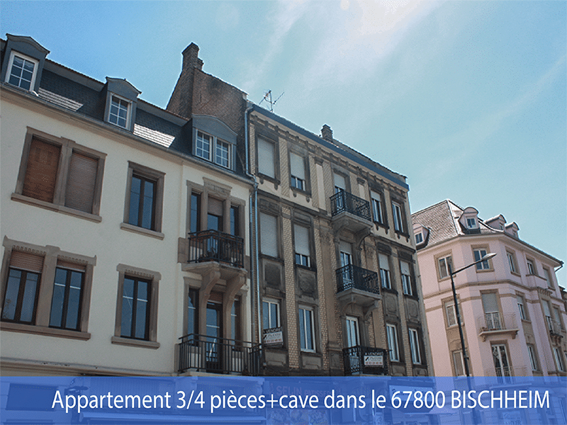 Appartement 3/4 pièces vendu dans le 67800 Bischheim