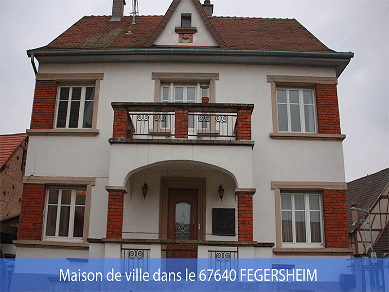 Maison de ville vendue dans le 67640 Fegersheim