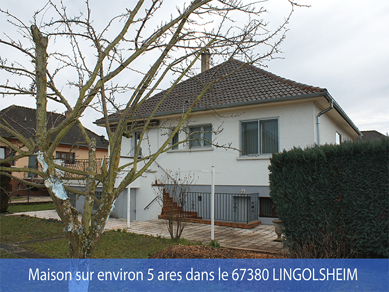 Maison sur environ 5 ares vendue dans le 67380 Lingolsheim