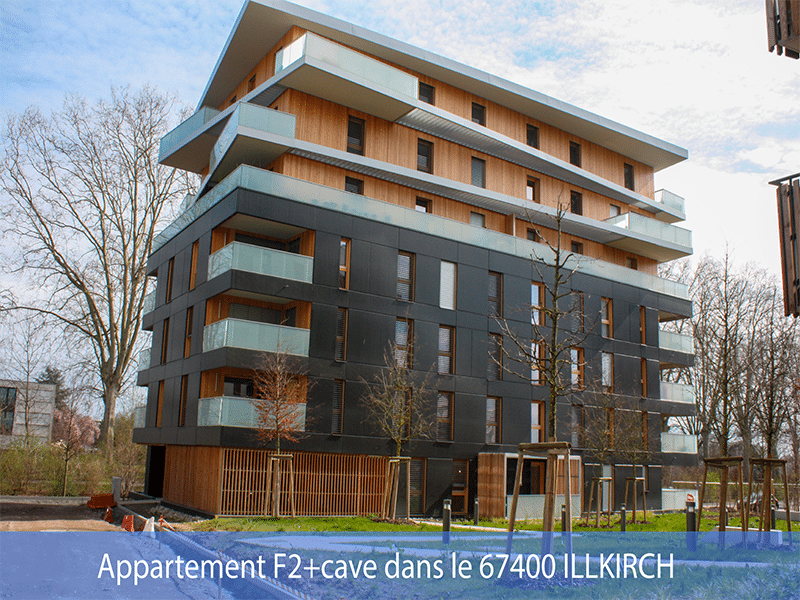 Appartement F2+cave dans le 67400 ILLKIRCH