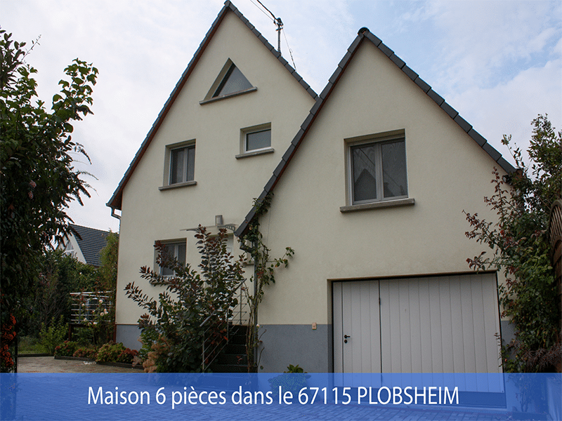 Maison 6 pièces dans le 67115 PLOBSHEIM