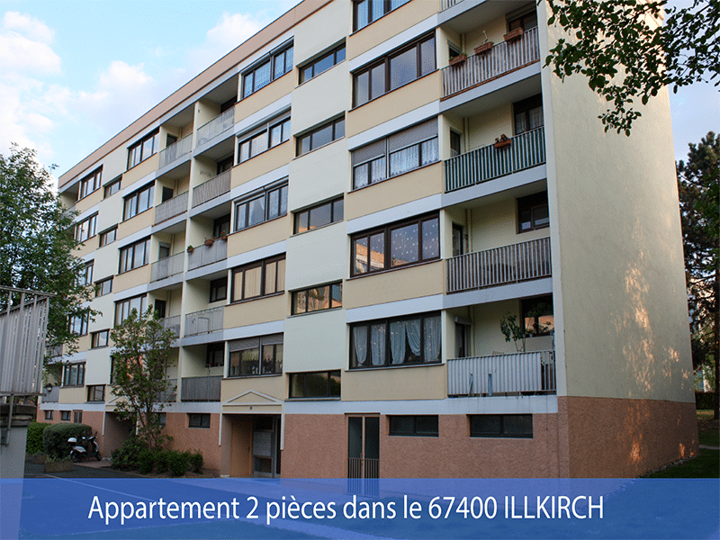 Appartement 2 pièces dans le 67400 ILLKIRCH