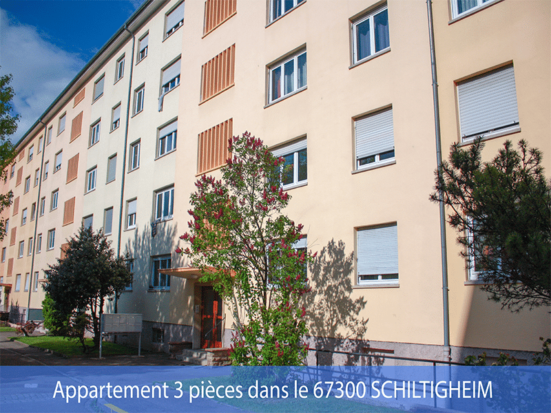 Appartement 3 pieces dans le 67300 SCHILTIGHEIM
